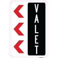 thumbnail image 1 of SignMission A-1218-22770 12 x 18 in. Aluminum Sign - Valet Left Arrow, 1 of 1