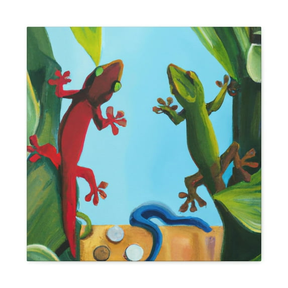 Geckos on Canvas - Canvas