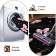 thumbnail image 6 of Valentine's Day Entryway Rug 2'x3'&nbsp; Non Slip Front Door Mats, Pink Bows Shining Stars Modern Black Entrance Rugs Indoor Outdoor Carpet, Washable Floor Mats Small Area Rug for Bedroom Kitchen, 6 of 7