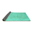 thumbnail image 2 of Ahgly Company Indoor Rectangle Persian Turquoise Blue Traditional Area Rugs, 5' x 8', 2 of 4