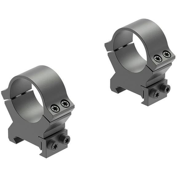 Leupold 174082 PRW2 Ring Set 1" Diam High Steel Black