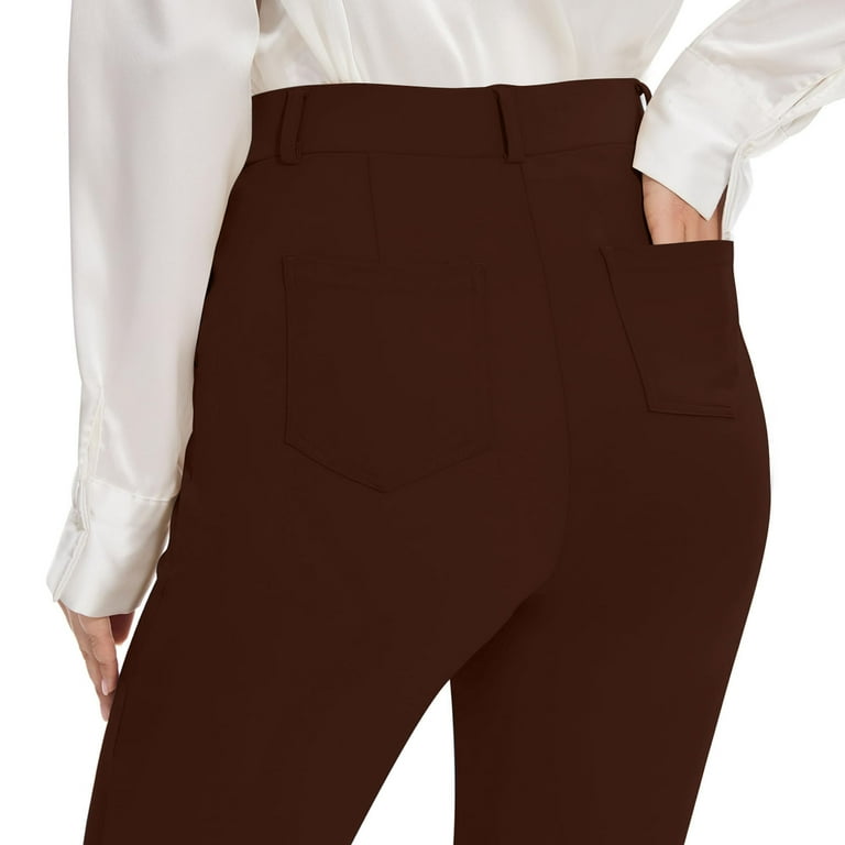 Hyknon Dress Pants Women Fahion Solid Color High Waisted Business Suit Pants Super Soft Loose Fitting Stretch Work out Long Pants with Pockets - Walmart.com Hyknon Dress Pants Women Fahion Solid Color High Waisted Business Suit Pants Super Soft Loose Fitting Stretch Work out Long Pants with Pockets - Walmart.com