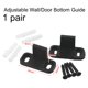 thumbnail image 3 of 2pcs Barn Door Floor Guide Adjustable Stay Roller For Bottom Of Sliding Door For Sliding Barn Wall/Door Guide With Screws, 3 of 10