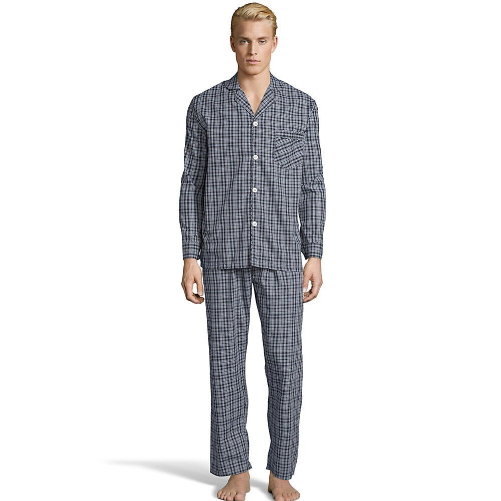 Hanes - Hanes Men's Woven Pajamas - LSLLBCWM - Walmart.com - Walmart.com