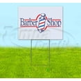 thumbnail image 1 of Barber Shop Old School (18" x 24") Yard Sign, Includes Metal Step Stake, 1 of 6