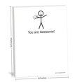 thumbnail image 2 of Bloc de notas Guajolote Prints You Are Awesome 10 x 13 cm, 2 of 4
