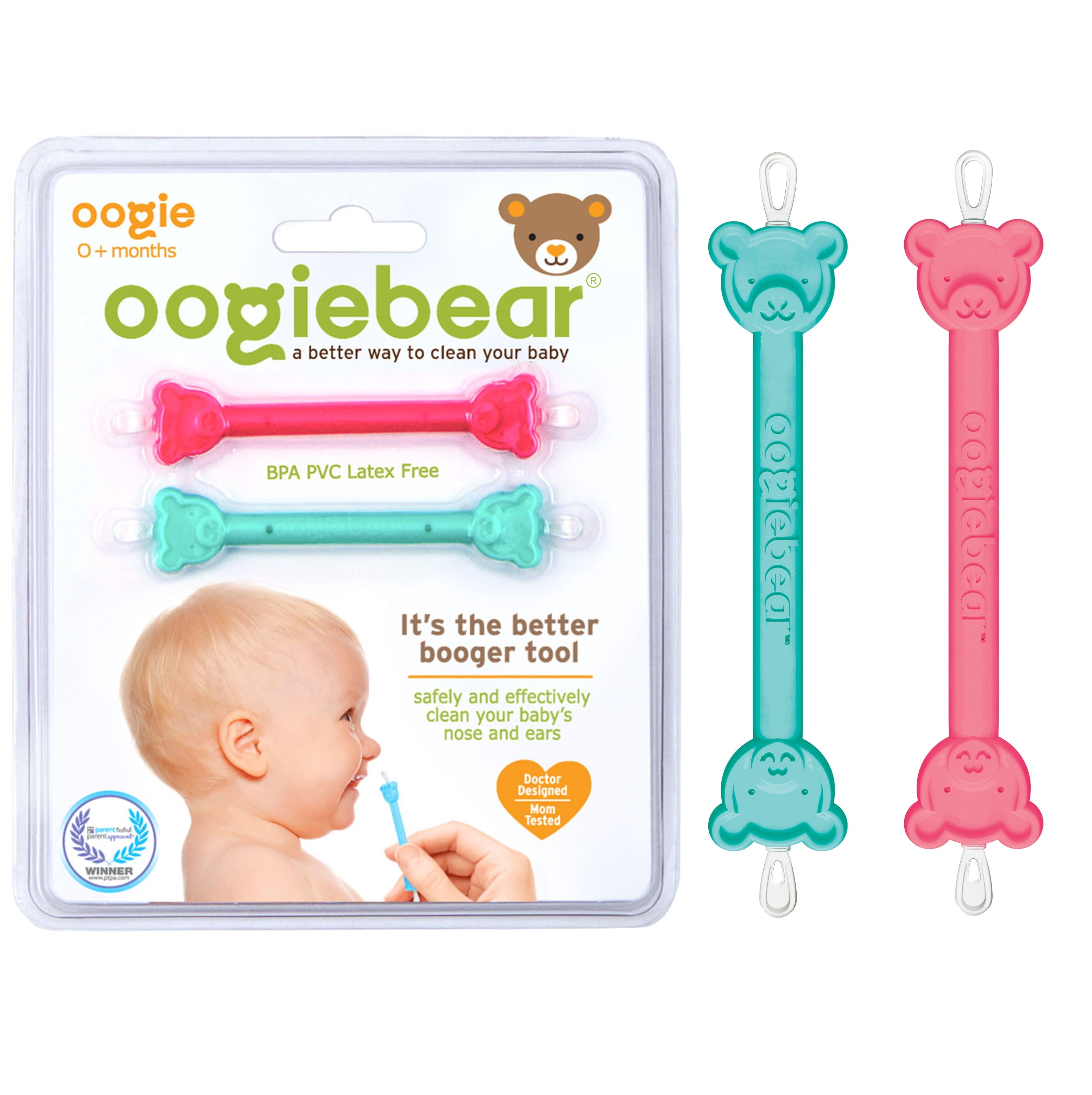 1oz nosebalm Ointment for Healing Baby’s Nose Face & Delicate Skin Cheeks Oogie Bundle Snot and Ear Cleaner Tool USDA Certified and oogiebear Orange Seafoam Two Pack Baby Nasal Booger 
