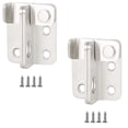 thumbnail image 3 of 2 Sets Stainless Steel Sliding Latch Durable Gate Latch Safety Door Lock, 3 of 8
