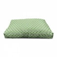 thumbnail image 4 of Irish Pet House, Classical Argyle Diamond Line Pattern with Crosswise Lines Old Fashioned, Outdoor & Indoor Portable Dog Kennel with Pillow and Cover, 5 Sizes, Green Pale Green White, by Ambesonne, 4 of 5