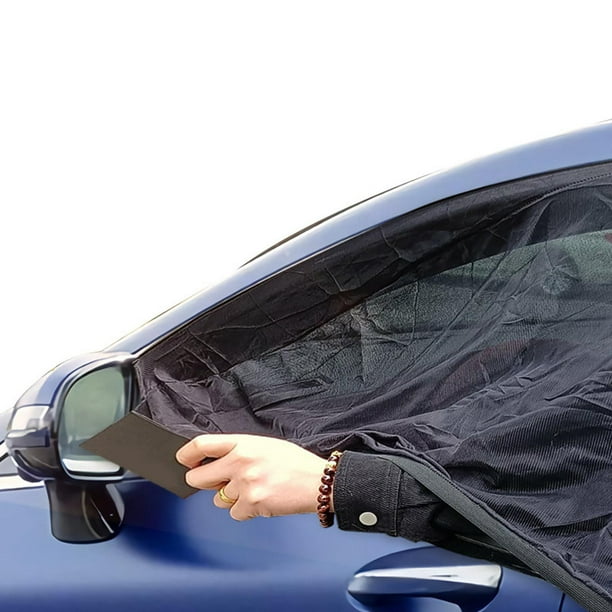 Parasoles para ventana de automóvil, mal transpirable Protección de privacidad elástica Elástico para ventana teral del automóvil Parasol para , SUV ventana SUV ventana dentera Soledad Cortinas de ventana de coche
