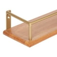 thumbnail image 3 of Kate and Laurel 4 cm x 24 cm Floating Wall Shelves (2 Count), 3 of 6