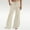 Beige, variant on Women's Wide Leg Fleece Lined Sweatpants Winter Baggy Lounge Travel Pants Fashion Outfits Joggers Clothes