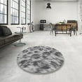 thumbnail image 4 of Ahgly Company Machine Washable Indoor Rectangle Transitional Gray Cloud Gray Area Rugs, 8' x 12', 4 of 7