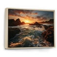 thumbnail image 2 of Designart "A Mesmerizing Golden Sands wall art I" Landscapes Floater Framed Canvas Art Print, 2 of 7