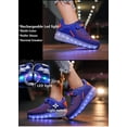 thumbnail image 6 of YAZI Kids Roller Shoes Boy Girl Sneakers with Wheels Become Sport Sneaker with Led for Christmas Birthday Children Show Gift, 6 of 15