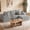 Grey (Right Facing Chaise), variant on OMNIBERG L-Shaped Boneless Modular Sectional Sofa, Corduroy Cloud Couch with Reversible Chaise, Deep Seat, 10-Inch Armrests and 5 Pillows for Living Room, Black(Right Facing Chaise)