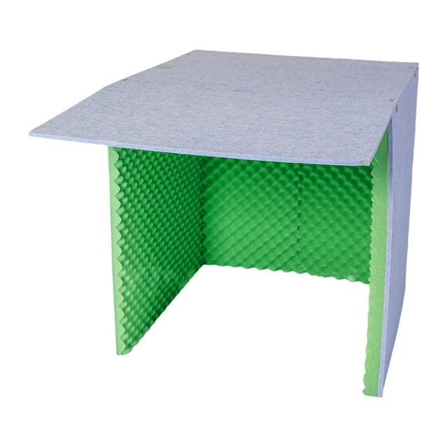 Xuanheng Housse de Son de Bureau Robuste Absorbant la Voix pour Microphone Vert
