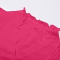 thumbnail image 6 of Shwomsmer Womens T Shirts Women's V Neck Casual Double Layer Ruffled Sleeve Solid Top Ladies Shirt Long Sleeve, 6 of 8