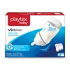 Playtex Baby, VentAire Anti Colic Newborn 9 Piece Gift Set: 3 6oz Bottle, 2 9oz Bottles, 2 Extra Naturalatch Silicone Nipples - 1 Slow Flow, 1 Medium Flow, 2 Binky Brand Pacifiers