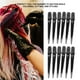 thumbnail image 5 of Soidarity 12 unids/caja pinzas para peinar el cabello, horquillas para seccionamiento de salón de peluquería para estilo de salón negro Cuidado del cabello Soidarity CE002697-00, 5 of 8