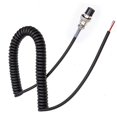 thumbnail image 2 of Cable de Pu con micrófono y altavoz Ridao de mano Compatible con Radio Alinco Ems-57 Ems-53 Walkie Talkie, 2 of 5