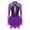 Purple, variant on iiniim Women's Figure Ice Skating Layered Keyhole Gymnastic Leotard Roller Skating Dancewear Black L