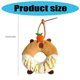 thumbnail image 3 of Anime Figure Capybara Food Doll Keychain Backpack Bag Pendant Charm Car Keychain Capybara Doll Plushies Toy for Womens, 3 of 4
