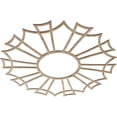 thumbnail image 2 of 38"OD x 13 3/8"ID x 1/4"T Augustus Wood Fretwork Pierced Ceiling Medallion, Red Oak, 2 of 3