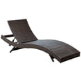 thumbnail image 4 of Modway Peer Chaise Outdoor Patio Set of 2 in Brown White, 4 of 6