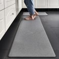 thumbnail image 2 of Alfombras de cocina impermeables antideslizantes, alfombra de suelo acolchada gruesa antifatiga, 2 of 4