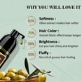 thumbnail image 5 of Hair Dye Shampoo 3 in 1, Professional Semi-Permanent Color Shampoo for Women & Men, Easy To Use,16.9 Fl Oz(Golden Brown), 5 of 9