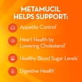thumbnail image 6 of Metamucil Psyllium Fiber Powder, Real Sugar Orange, GLP-1 Friendly Fiber>, 72 Tbsp, 6 of 9