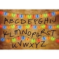 thumbnail image 4 of Fondo Avezano Stranger Things con luces navideñas, alfabeto, serie Stranger, fiesta de cumpleaños, fondo infantil para decoración de fotografías, 4 of 5