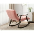 thumbnail image 4 of Folding Office Rocking Seat - Stable Base Pink Armchair Construction, 4 of 6