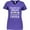 Purple, variant on Inktastic Only the Best Nieces Get Promoted to Cousin Women's V-Neck T-Shirt