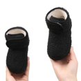 thumbnail image 5 of Stepedia Toddler Boys Girls House Slippers Indoor Home Shoes Warm Slipper Booties for Kids, Black, 5 of 6