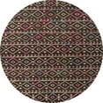 thumbnail image 1 of Ahgly Company Machine Washable Indoor Round Abstract Night Red Area Rugs, 5' Round, 1 of 1
