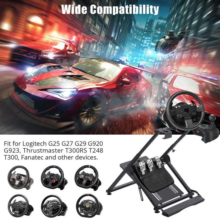 Racing Wheel Stand, Steering Wheel Stand Compatible with Logitech