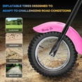 thumbnail image 6 of 24V 250W Kids Electric Dirt Bike - Electric Motorcycle with 2 Speed Up to 14 MPH, 60 Min Ride Time, LED Light, Off-Road Dirt Bike for Boys & Girls Ages 6-12, 6 of 6
