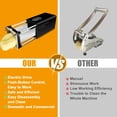 thumbnail image 3 of Electric French Fry Cutter, Commercial Automatic French Fry Cutter, Stainless Steel Potato Cutter with 1/2-Inch & 3/8-Inch Blade, Electric Potato Cut, 3 of 8