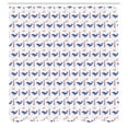 thumbnail image 2 of Ambesonne Nautical Blue Shower Curtain, Whale and Lighthouse, 69"Wx84"L, Violet Blue Ceil Blue, 2 of 4