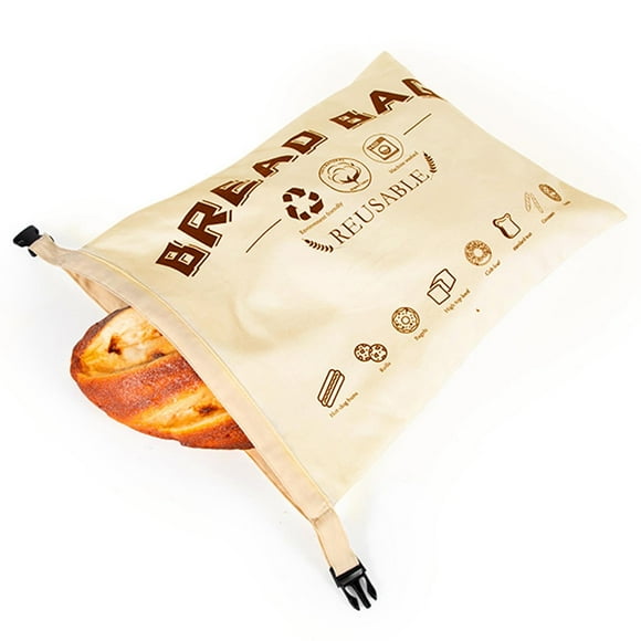 LQXZWJY Sandwich Storage Bags,Bread Bags for Homemade Bread: 1 PCS Linen Beeswax Bags for Bread/Fresh Storage, XL Reusable Sourdough Bread Bags, Beeswax Storage Bags for Keeping Fresh, 13x17in