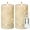 Ivory, variant on ZM Rechargeable Flameless Candles, LED Candles, Candles with Remote and Timers, Real Wax Pillar Candles, with Flickering Embedded Star String，Ivory White, Set of 2