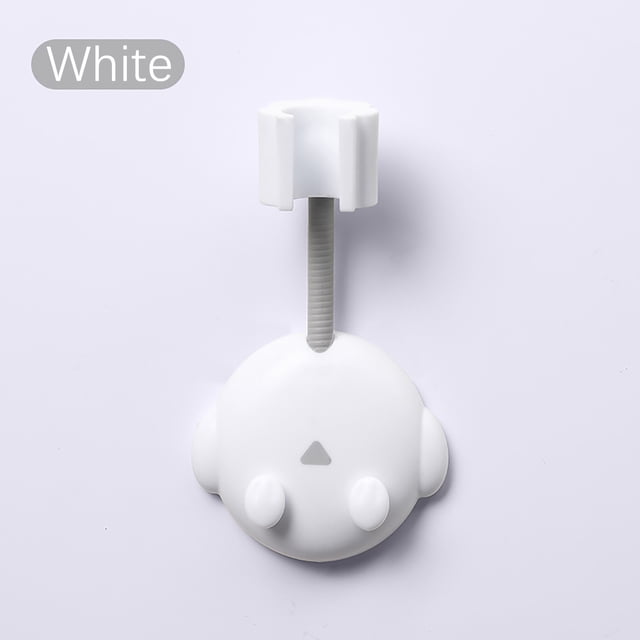 Fiudx Gancho de Ducha Sin Perforaciones, Soporte de Ducha Ajustable, Colgador de Baño de Pared, Gancho Retráctil, Diseño Giratorio, Fácil Instalación, Organizador de Baño, Tamaño 9 X 4 X 16,5 Cm