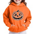 thumbnail image 5 of Kids Long Sleeve Tops Hoodie Sweatshirt, Boys Girls Glow‑in‑the‑Dark Halloween Print Loose Comfortable Pullover, 5 of 9