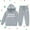 za09-Grey, variant on Gaexia Boys Hoodie Pant Set 3D Print Hooded Sweatshirt Sweatpant Suit 2 Piece Clothing Set for 2-14 Years