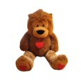 thumbnail image 1 of Lion en peluche Jumbo avec coeur, 1 of 1