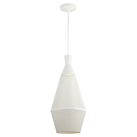 Marx - 1 Light Perforated Metal Shade Pendant w/ 14w LED PAR Lamp Incl.