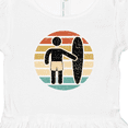 thumbnail image 4 of Inktastic Surfing Retro Sunset for Surfer Girls Toddler Dress, 4 of 5