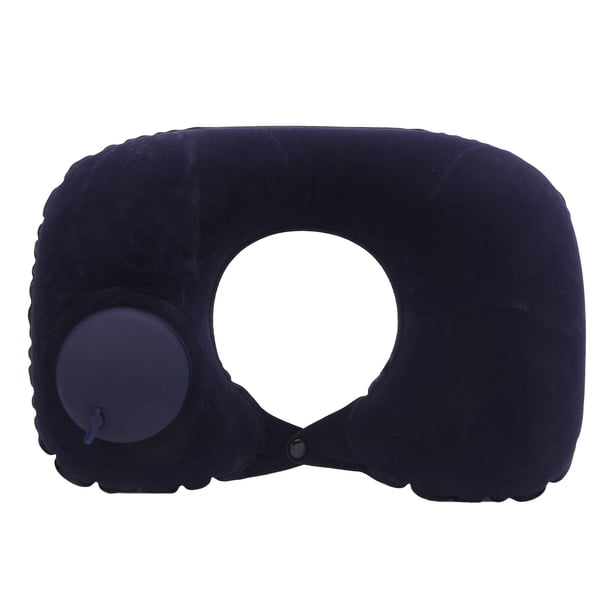 Almohada En Forma De U Prensa Inflable Suave Reposacabezas Cojín Protección Cervical Para Coche Oficina Avión Viaje Cómodo Soporte Para El Cuello Material De PVC